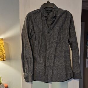 MARC BY MARC ANTHONY Gray Button-Up Shirt